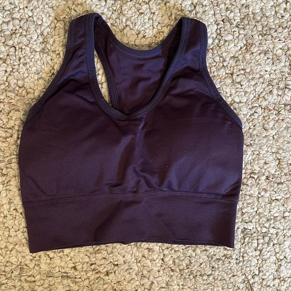 Purple Sports Bra.